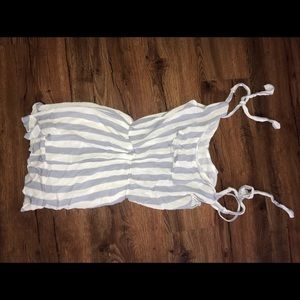 American Eagle Striped Romper